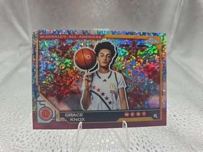 2025 Topps Chrome McDonald's All American Grace Knox #74 McFlurry Refractor