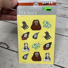 Vintage 80s 90s Paper Art Wizard Of Oz Sticke...