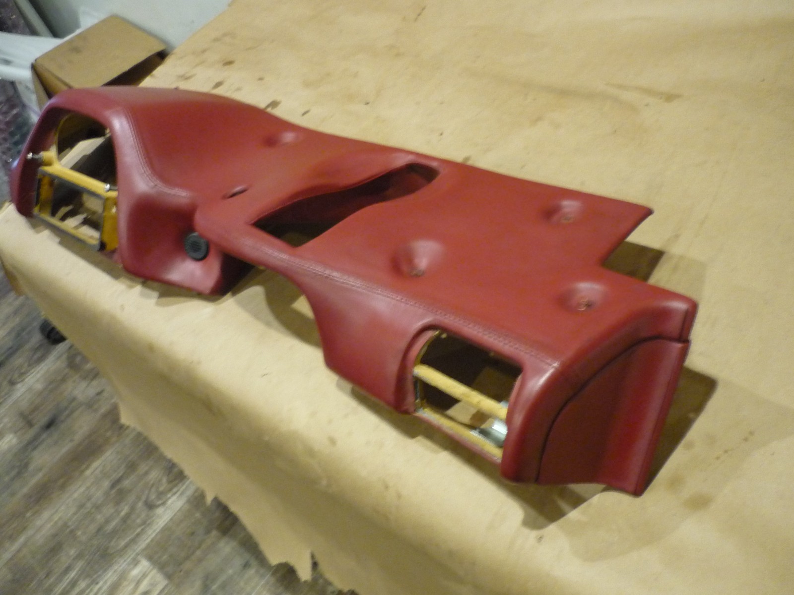 Ferrari 360  LH Lower Dash Panel -Bordeaux Color - P/N 63547325
