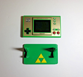 Nintendo Legend of Zelda Game & Watch, In-Box 35th Edition w/Triforce Stand