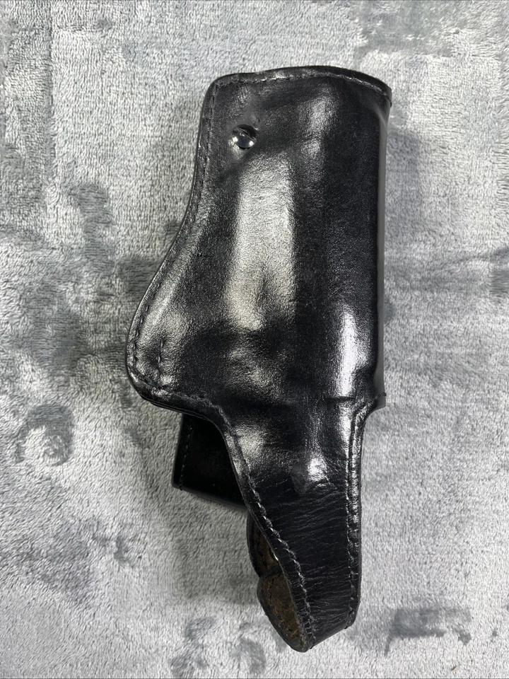 DON HUME Glock POLICE DUTY HOLSTER H738 No 26B BER 96 Left Hand Black Very Good - Image 4 of 4