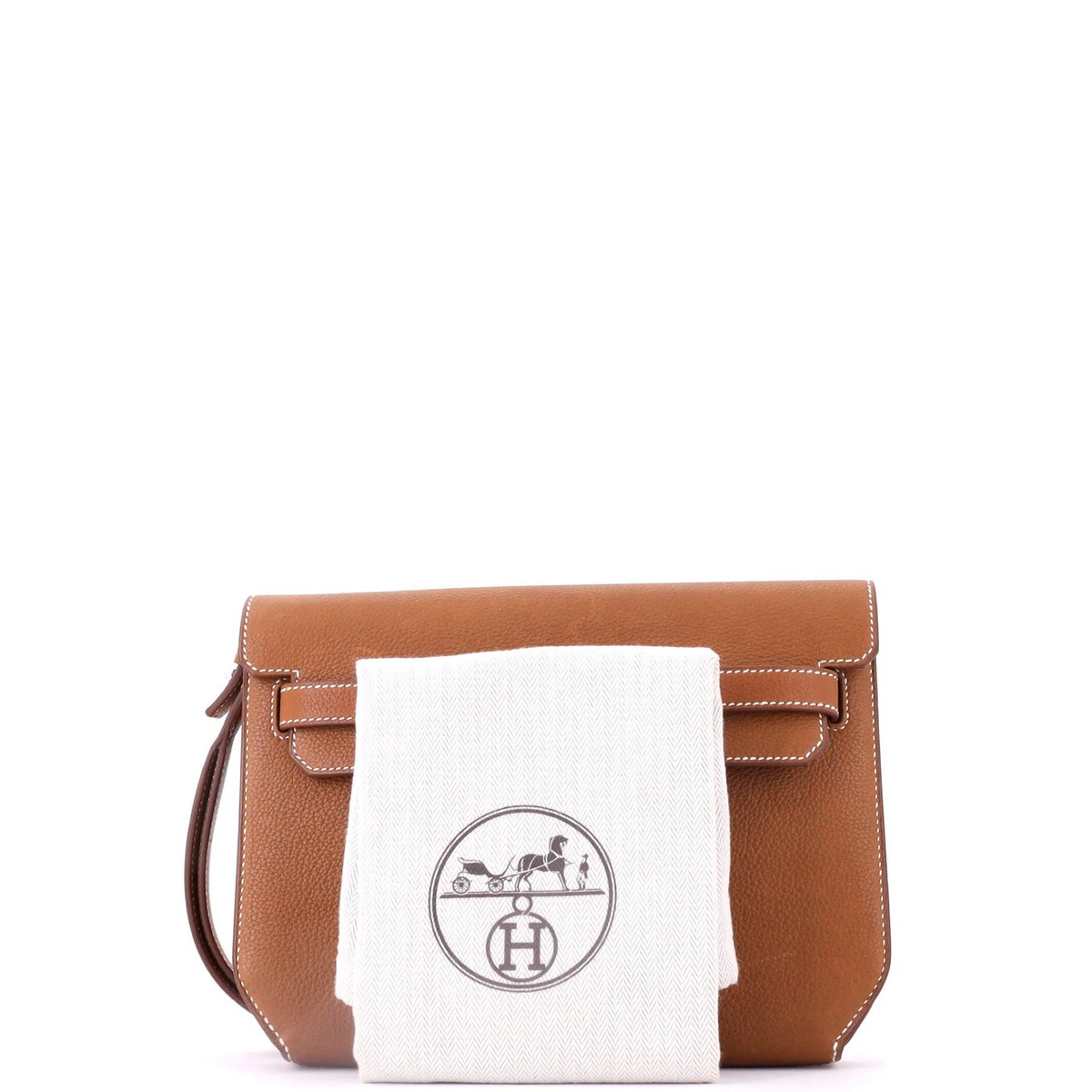 エルメス　ブラウン　ポーチ Hermes Kelly Depeches Pouch Barenia 25 | eBay