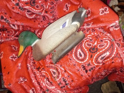 lot of 7 decoys duck decoy vintage hunting mallard plastic