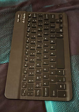 Mini Portable Bluetooth Wireless Keyboard QWERTY English Black Plastic