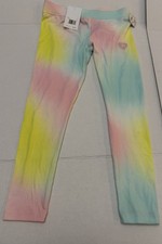 Hurley Girls Ultra Soft Leggings Pastel Rainbow Size Youth Medium 12/13 NWT
