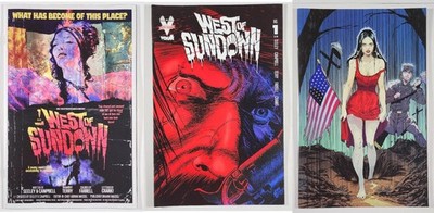West of Sundown #1 FOUR COVER NM Set A B & C 2022 Vault Comics