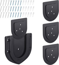 3 Sets Dart Board Mounting Bracket 7.87 inches W x 1.57 H , Black
