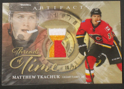 Matthew Tkachuk 2025-26 Upper Deck Artifacts Threads of Time Patch Jersey 16/25