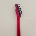 6 String Tele Electric Guitar Mahogany Body Rosewood Fretboard BK Part in Red — photo 3
