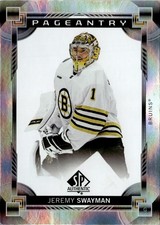 2024-25 SP Authentic #P-16 Jeremy Swayman Pageantry