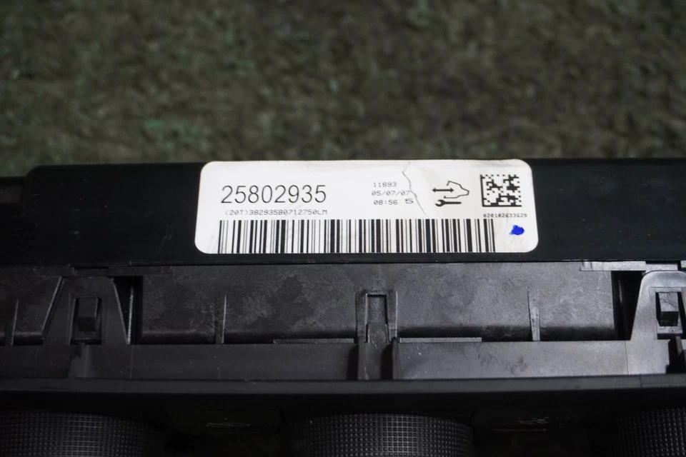 Chevrolet Impala 2007 2008 tablero temperatura panel de control de aire acondicionado OEM 25802935 Foto 4 de 4