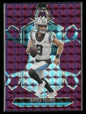 2024 Panini Mosaic #29 Bryce Young Mosaic Purple SN #/49