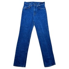 Vintage 1980s Levi s 720 Zipper Fly Student USA Blue Denim Jeans Pants 27 x 31