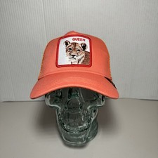Goorin Bros The Farm SnapBack Trucker Hat Strong Queen Tiger Salmon Pink Orange