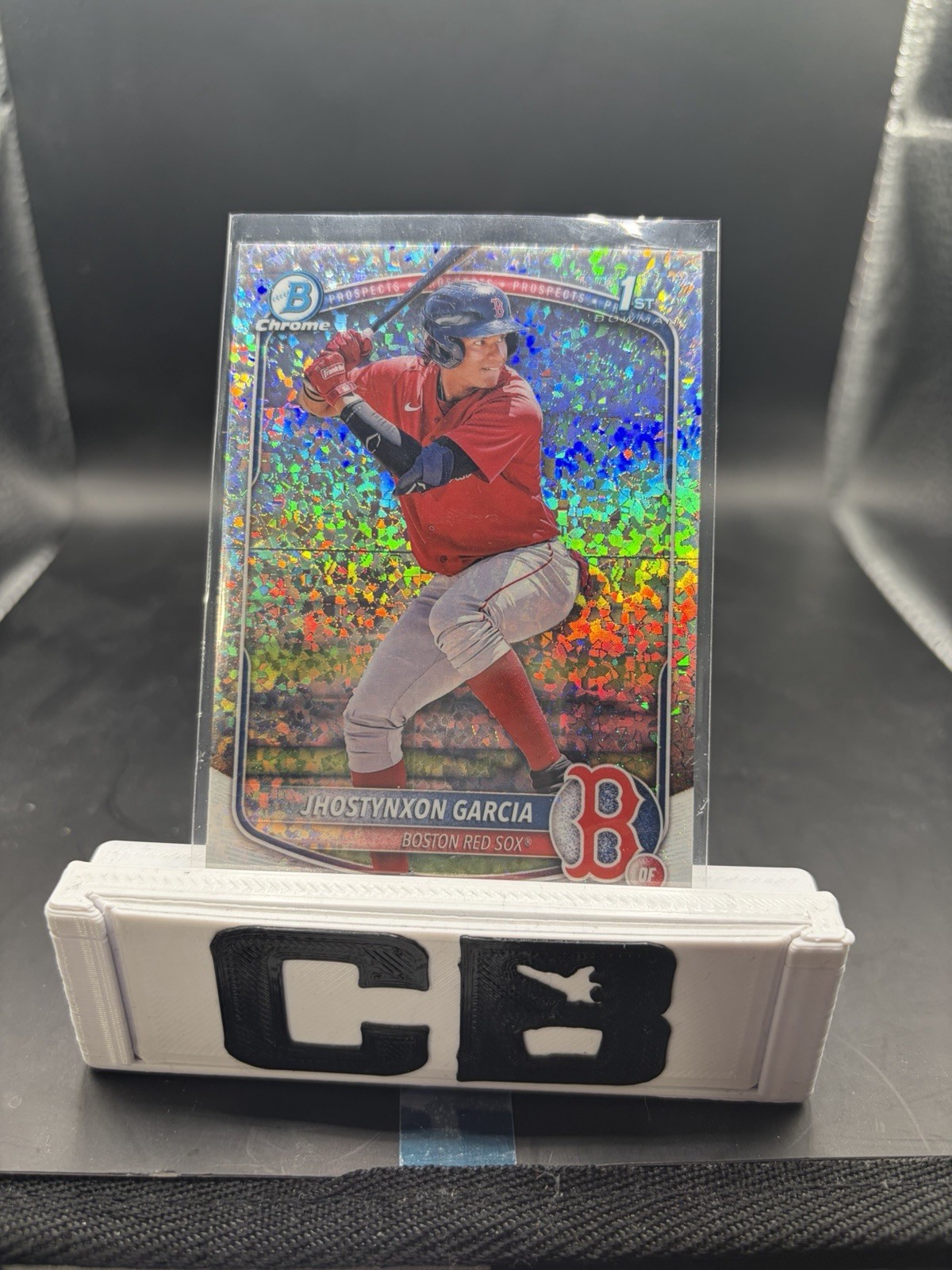 JHOSTYNXON GARCIA - 2025 Bowman 1st Chrome Mini-Diamond Refractor (Red Sox)