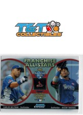Carlos Beltran / Oscar Taveras 2012 Bow Chrome Franchise AS #BT Cardinals 8