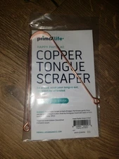 Primal Life Organics, Happy Papillae Tongue Scraper, Self-Cleaning Copper, Su...