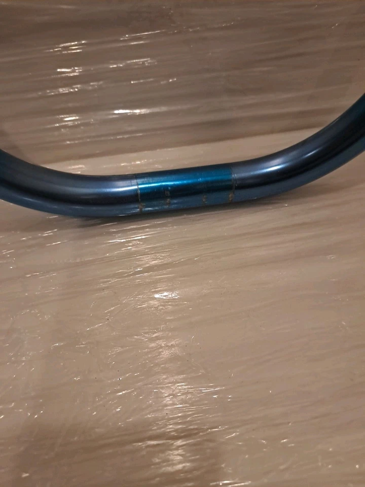 Manillar Old School Vintage Años 80 SE Racing Pro Azul Anodizado Foto 4 de 4
