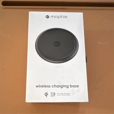 mophie Wireless Charging Base Qi 7.5W Black for iPhone 8, 8 Plus, X