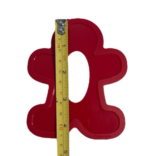 Tupperware Red Rolling Pin + Mat Pastry Sheet Berry Bliss + Cookie Cutter NEW - Picture 12 of 17
