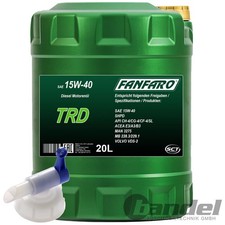 20 LITER FANFARO TRD SHPD 15W-40 MOTOR&Ouml;L + HAHN AUF MINERAL&Ouml;LBASIS LKW BUSSE