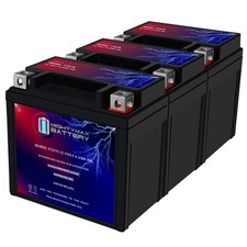 Mighty Max YTZ7S 12V, 6Ah, Battery Replaces Kawasaki 90 KFX90 07-24 - 3 Pack