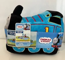 Thomas & Friends 8 Piece Plush Play Set Soft Train storage 11.5” Roadtrip gift