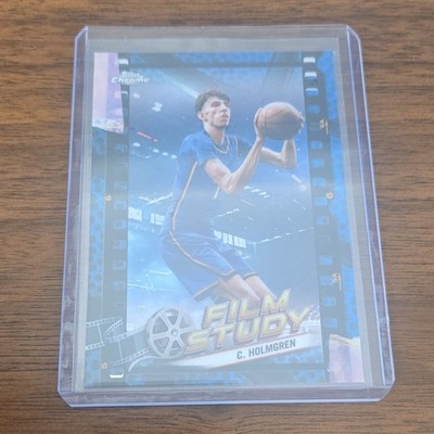 Topps Chrome 2022-23 Chet Holmgren OKC Thunder Film Study Blue Insert #FS-17