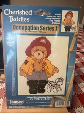 Peluches apreciados contados punto de cruz serie de ocupación y alrededor del mundo se
