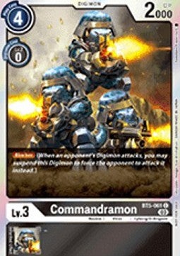 Digimon Commandramon (BT5-061) OTPE Alternative Art Englisch NM