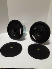 Pair, 4" Atlas Fap42t-b Coaxial Speaker System With 70.7v/100v-16w 8Ω Bypass