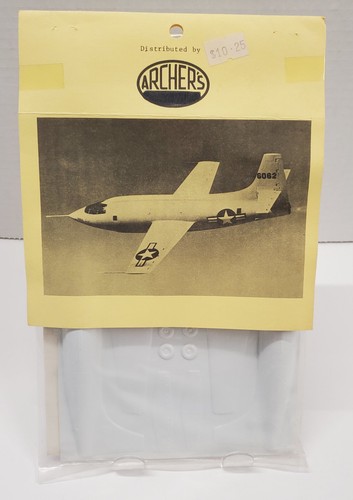 AirVac Bell X-1 Vacuform Aircraft Model Kit 1:72 Scale Airplane