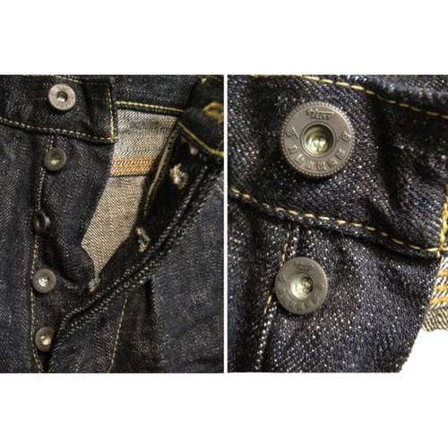 SAMURAI JEANS SM410DBN 17oz Double Knee Work Denim Pants 31-40 One-washed - Picture 14 of 14