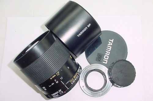 Tamron 500mm F/8 SP TELE MACRO 5° BBAR MC Adaptall 2 Mirror Lens + C/Y Adaptor