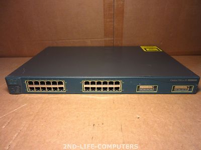 Cisco 3524XL WS-C3524-XL-EN Catalyst 24-Port 10/100 Fast Ethernet Switch Network