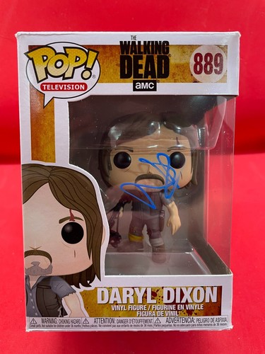NORMAN REEDUS signed Autogramm Funko Pop WALKING DEAD in Person autograph ACOA