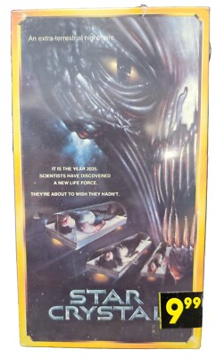 Star Crystal VHS SCI FI HORROR 1990 STAR MAKER VIDEO RELEASE Sealed New Scifi