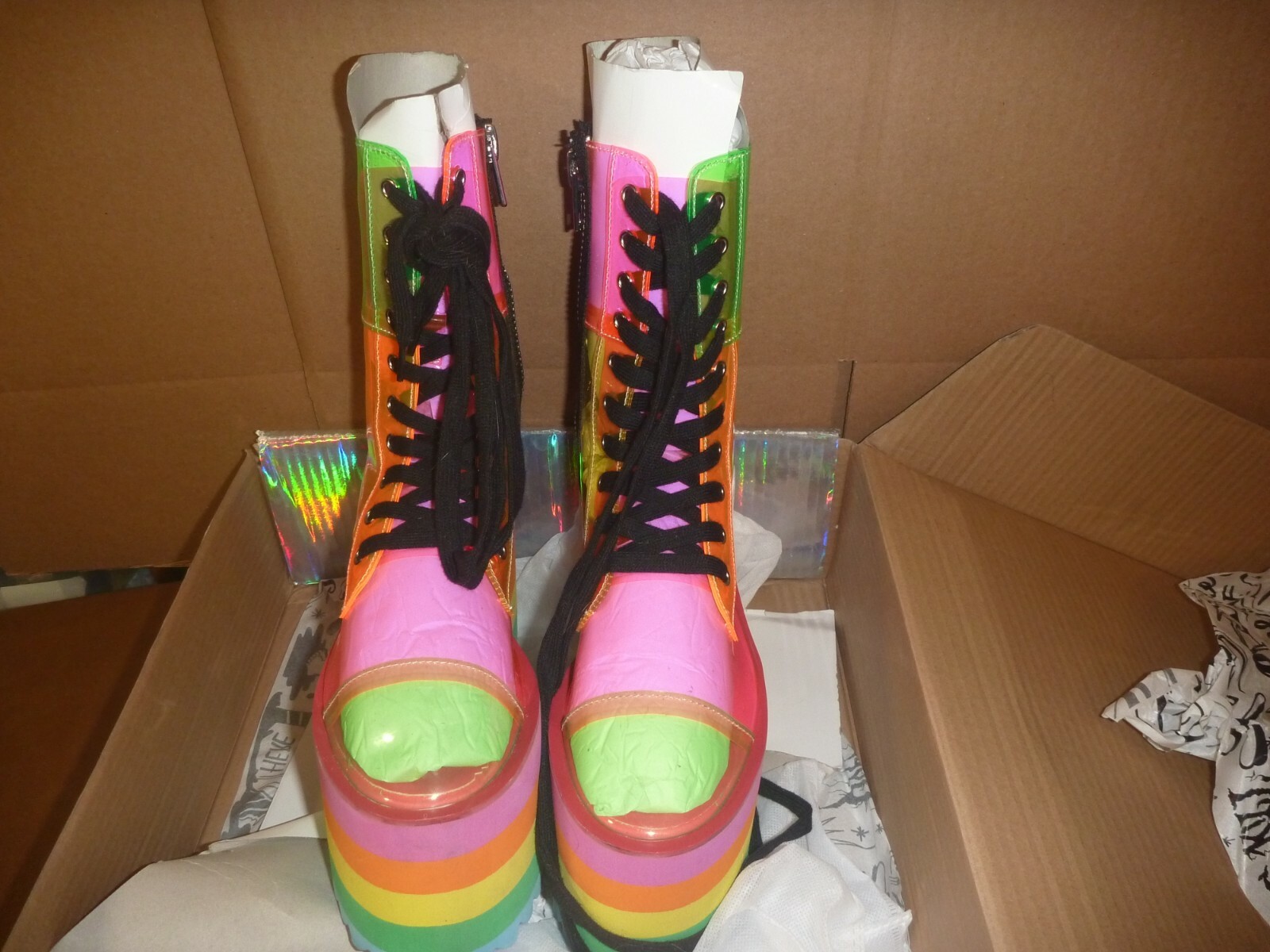 Rainbow Boots Shoes Dolls Kill Current 