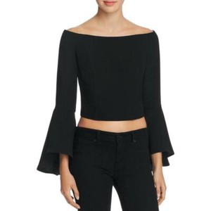 black bardot blouse