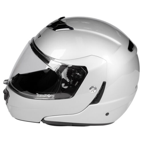 Klim TK1200 Karbon Modular Helmet ECE/DOT (Gloss Silver - X-Large) - Picture 4 of 8