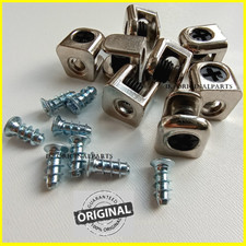 IKEA BILLY BESTA GLASS SHELF SUPPORTS & SCREWS 114996 113928 NEW ORIGINAL PARTS