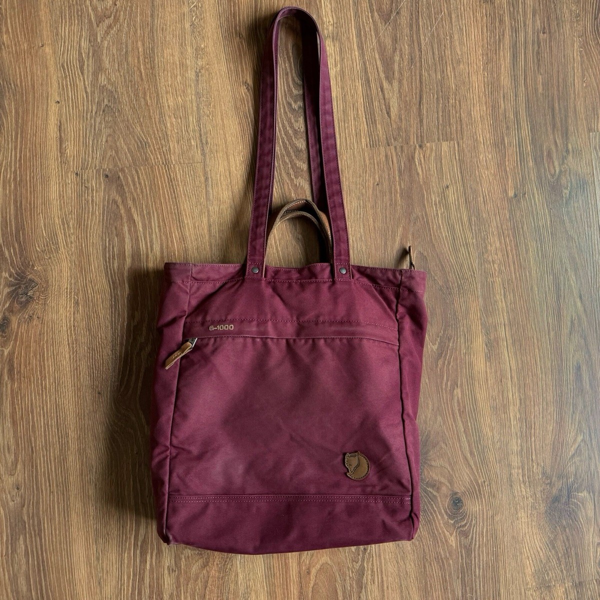 Fjallraven G-1000 Maroon Red Bag Totepack no 1 Travel