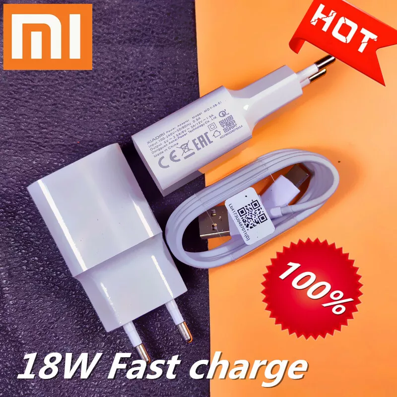 Xiaomi MDY-08-EI Carregador Original 5V/2.5A 9V/2A 12V/1.5A + Cabo