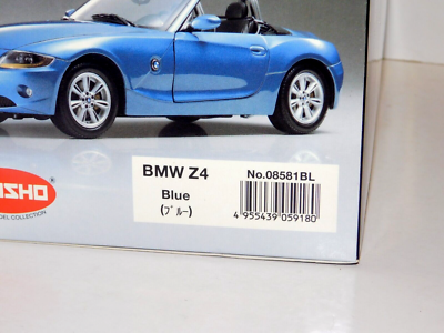 BMW Z4 cabriolet convertible KYOSHO 08581BL 1:18 1:18 | eBay