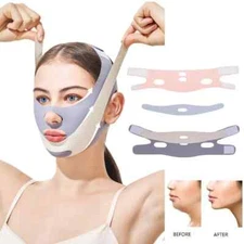 Face Slimming Bandage V Line Face Shaper Double Chin Reducer Face Lifting Belt A