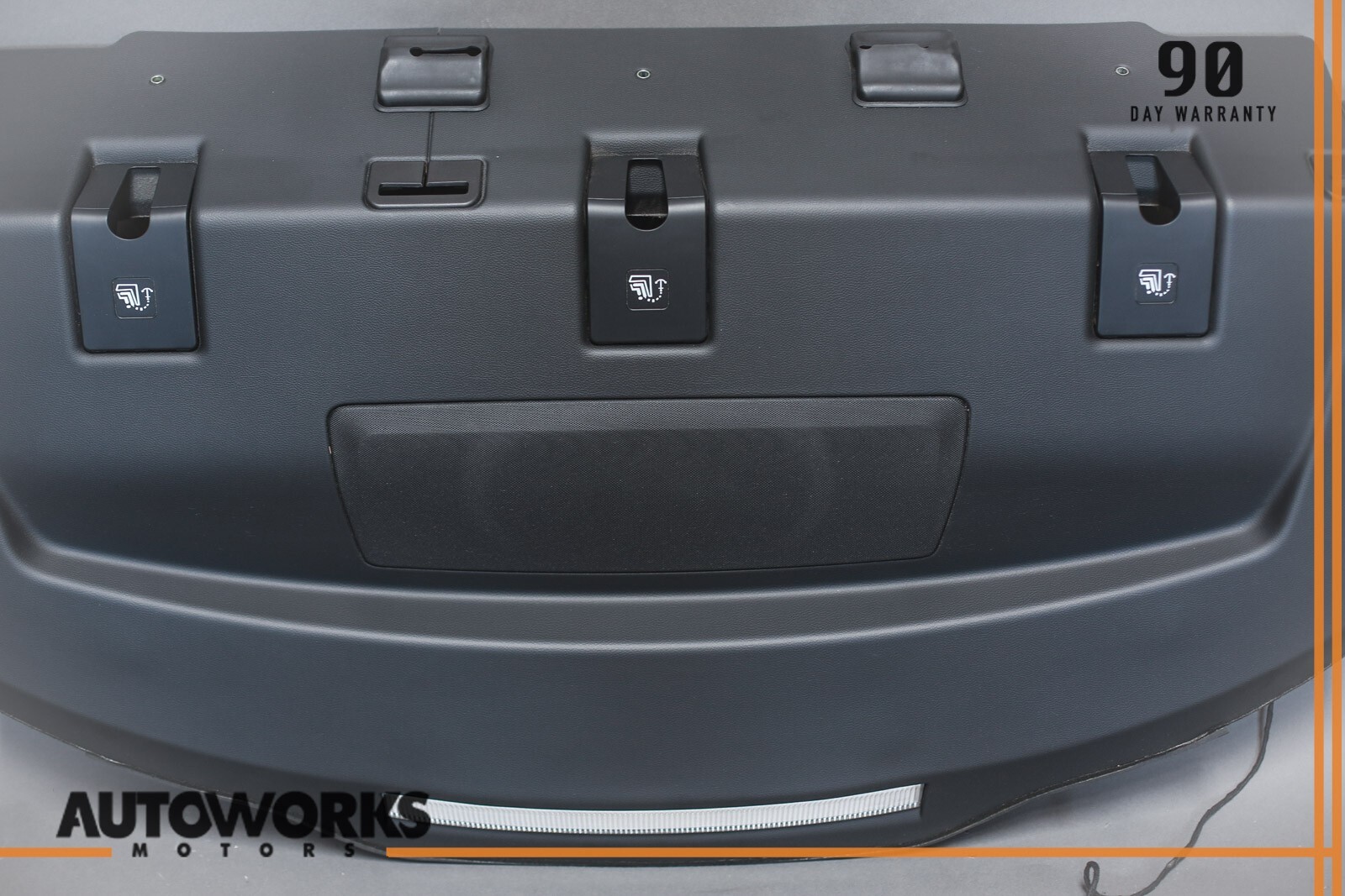 14-17 Maserati Ghibli M157 Rear Deck Lid Parcel Shelf Trim Black 06700174910 OEM