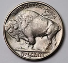 1937-S BUFFALO NICKEL UNC / MS  , EXCELLENT DETAILS ,5C KEY DATE
