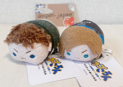 Biohazard Resident Evil Leon Chris Mini Plush Mascot Capcoron Set of 2