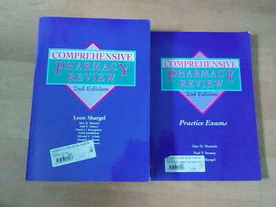 Comprehensive Pharmacy Review & Practice Exams 2nd edition (2 books) - see descr