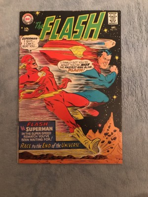 THE FLASH #175 KEY 2ND SUPERMAN/FLASH RACE NICE COLOR SEE THE PICS!!